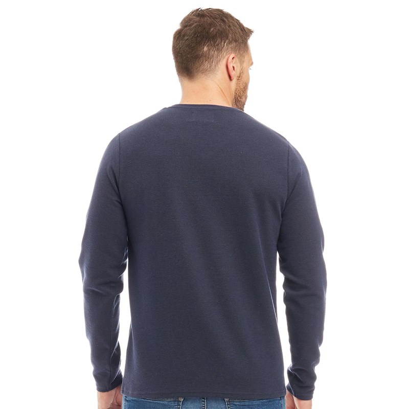 Buy Onfire Mens Long Sleeve Top Black/Blue