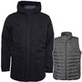 Onfire Mens Hooded 3 In 1 Jacket Black