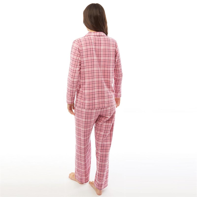 Onfire Damer Woven Classic Pyjamas Lyserød