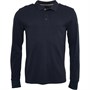 Onfire Mens Long Sleeve Pique Polo Navy