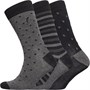 Onfire Mens Three Pack Socks Multi