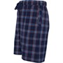 Onfire Mens Woven Check Pyjama Shorts Navy/Multi