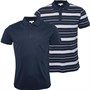 Onfire Polos à manches courtes Plain/Stripe Homme Bleu Marine
