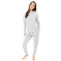 Onfire Dames Micro Lounge Loungewear Gemeleerd Grijs