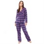 Onfire Dame Pyjamas Marineblå Ternet