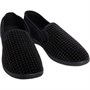 Onfire Pantoufles Velour Twin Gusset Homme Noir