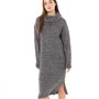 Onfire Robes Cowl Neck Femme Noir