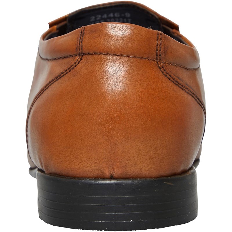 Onfire Mens Leather Slip On Shoes Tan