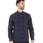 Onfire Chemises à Manches Longues Cotton Oxford Homme Bleu Marine