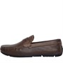 Onfire Mens Leather Driving Shoes Brown