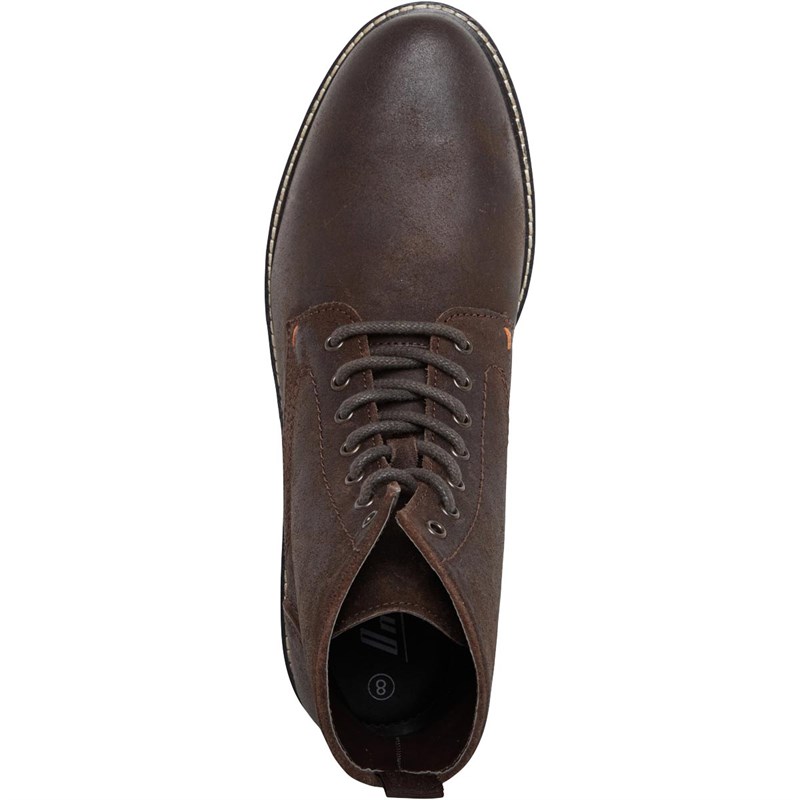Onfire Mens Suede Boots Brown