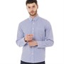 Onfire Chemises à Manches Longues Homme Bleu Foncé
