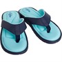 Onfire Womens Memory Foam Toe Post Sandals Navy/Aqua