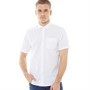 Onfire Mens Linen Mix Short Sleeve Shirt Optic White