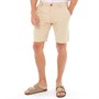 Onfire Mens Linen Mix Shorts Stone