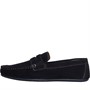 Onfire Mens Suede Penny Loafer Navy