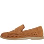 Onfire Mens Suede Woven Loafer Tan