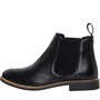 Onfire Womens Leather Chelsea Boots Black
