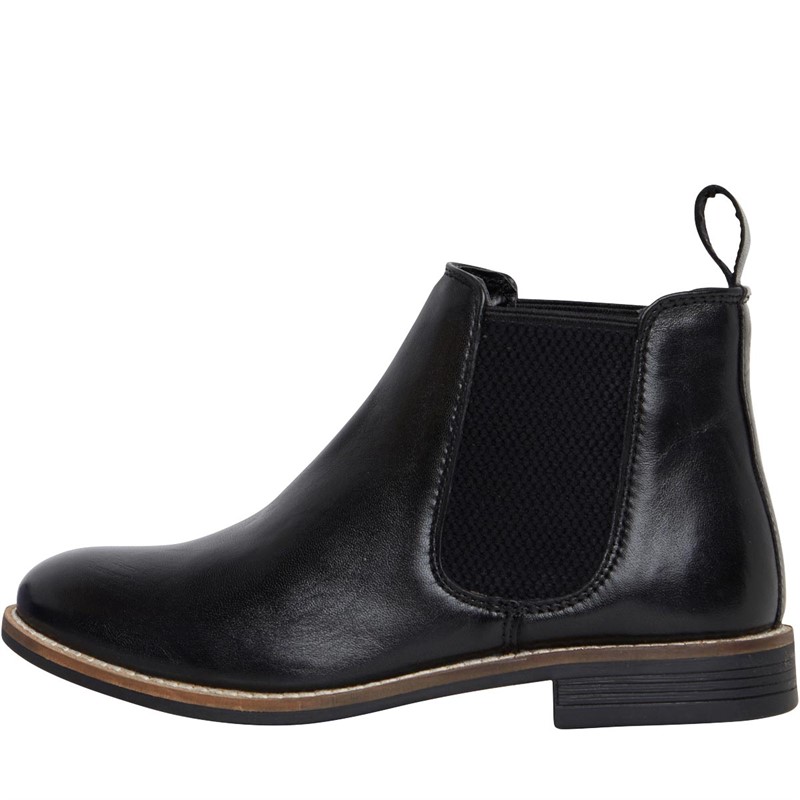 Black leather dress boots womens best sale