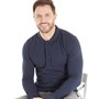 Onfire Mens Long Sleeve Polo Shirt Navy