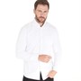 Onfire Mens Long Sleeve Cotton Oxford Shirt White