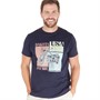 Onfire Mens Dakota T-Shirt Navy