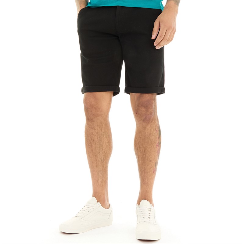 Onfire Mens Chino Shorts Black