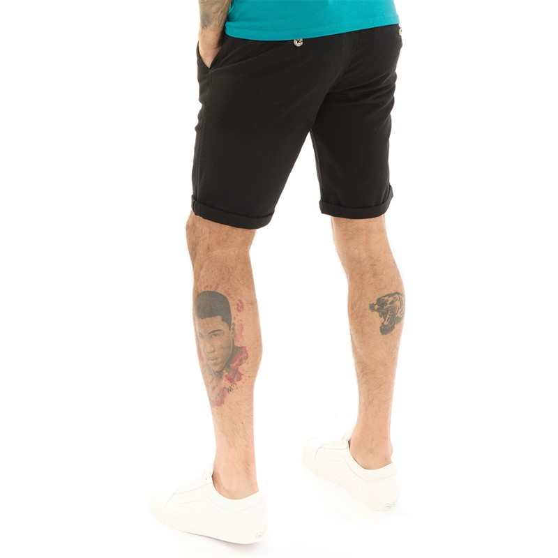 Onfire Mens Chino Shorts Black