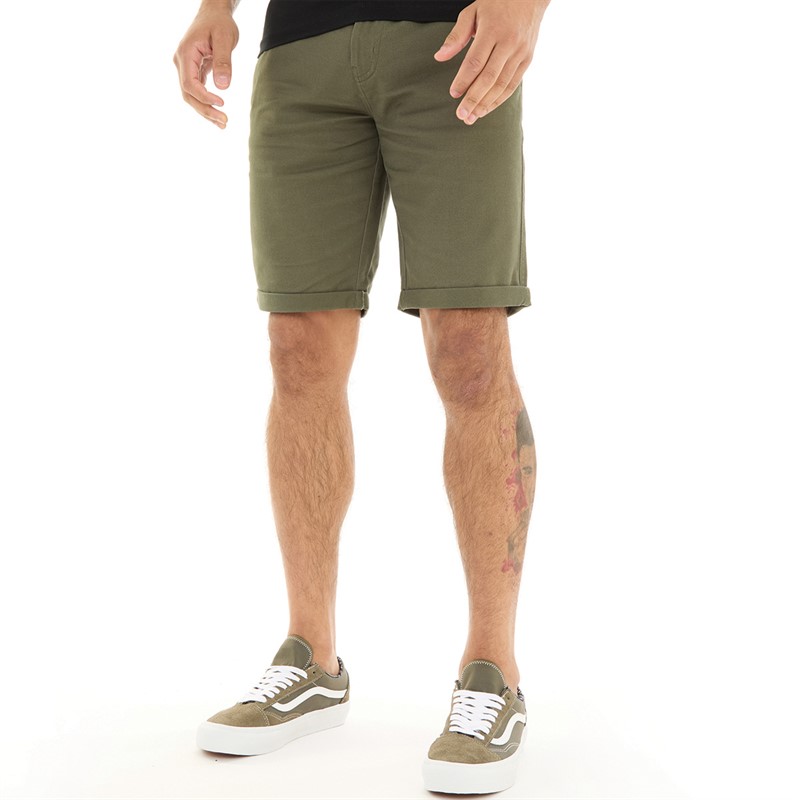 Onfire Mens Chino Shorts Khaki