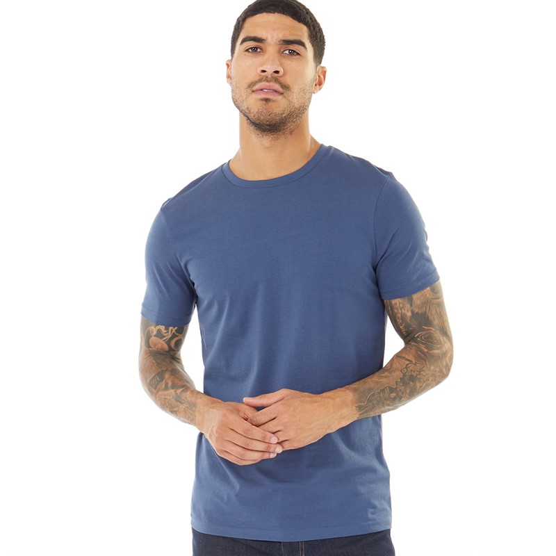 Onfire Mens T-Shirt Vintage Indigo