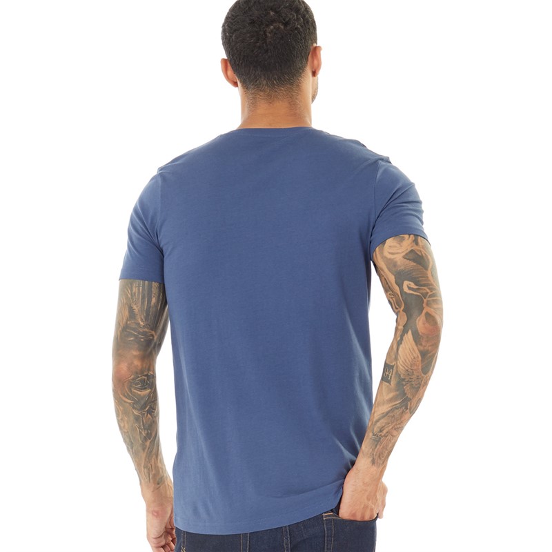 Onfire Mens T-Shirt Vintage Indigo