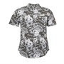 Onfire Mens Printed Short Sleeve Shirt Grey Multi
