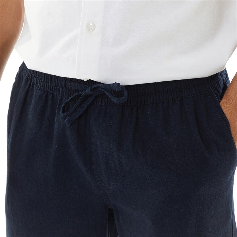 Onfire Mens Linen Trousers Navy