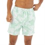 Onfire Mens Hibiscus Swim Shorts Pastel/Mint