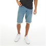 Onfire Mens Denim Shorts Light Blue Wash