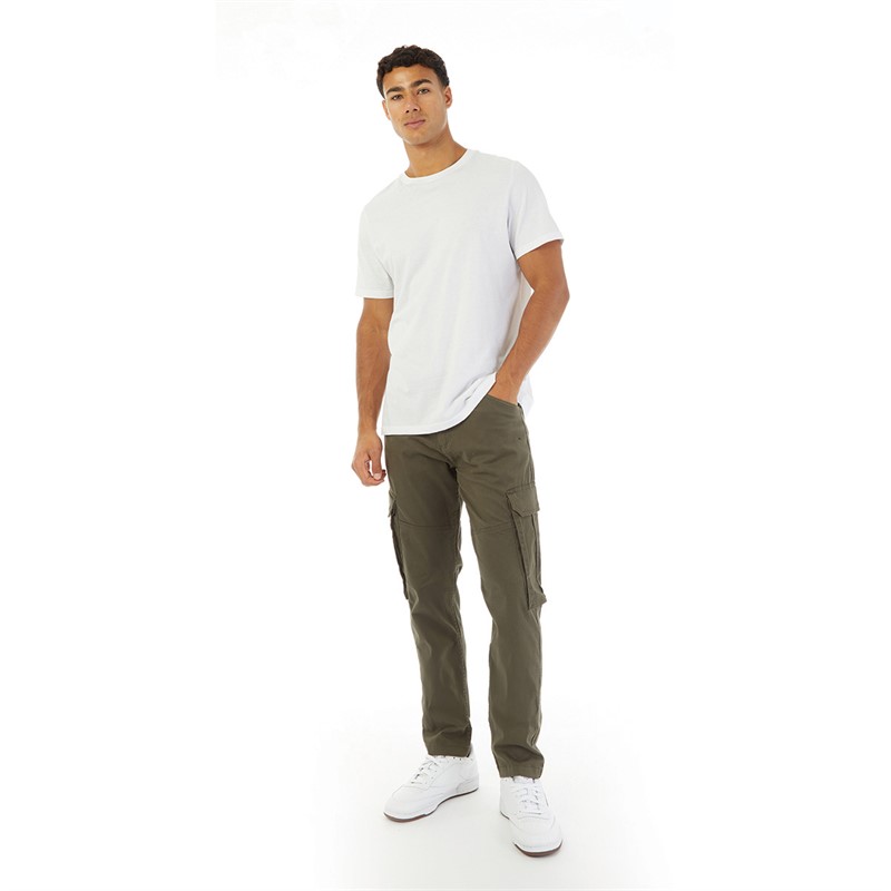 Onfire Mens Cargo Pants Khaki