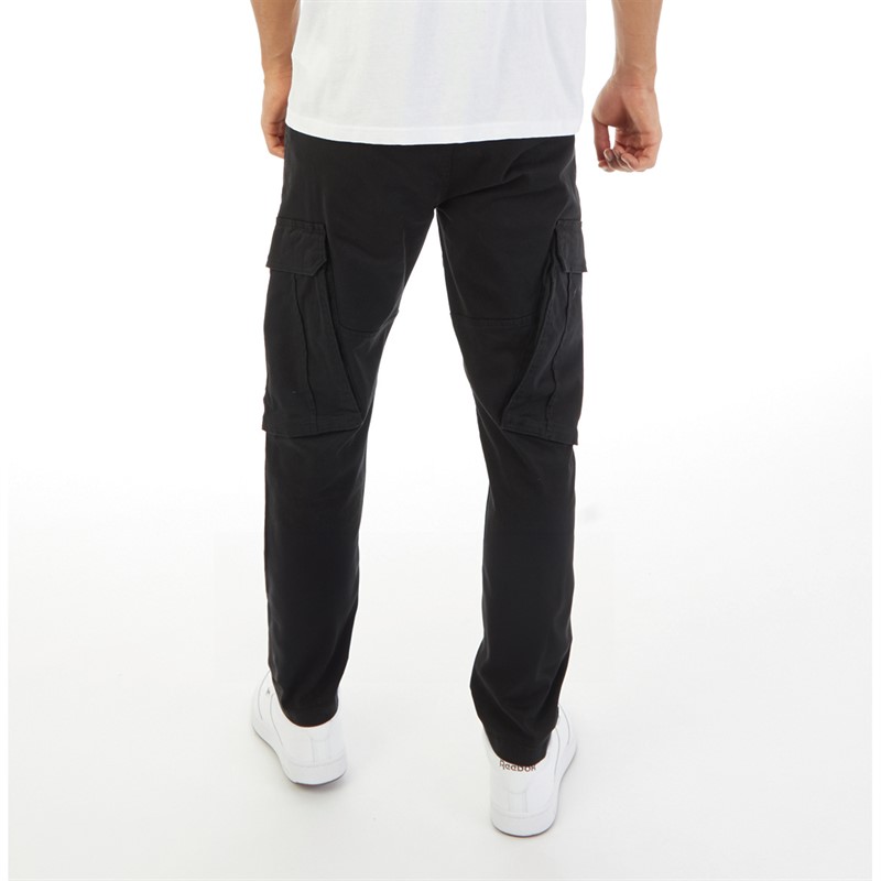 Onfire Mens Cargo Pants Black