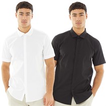 Onfire Mens Two Pack Shirts Black/White