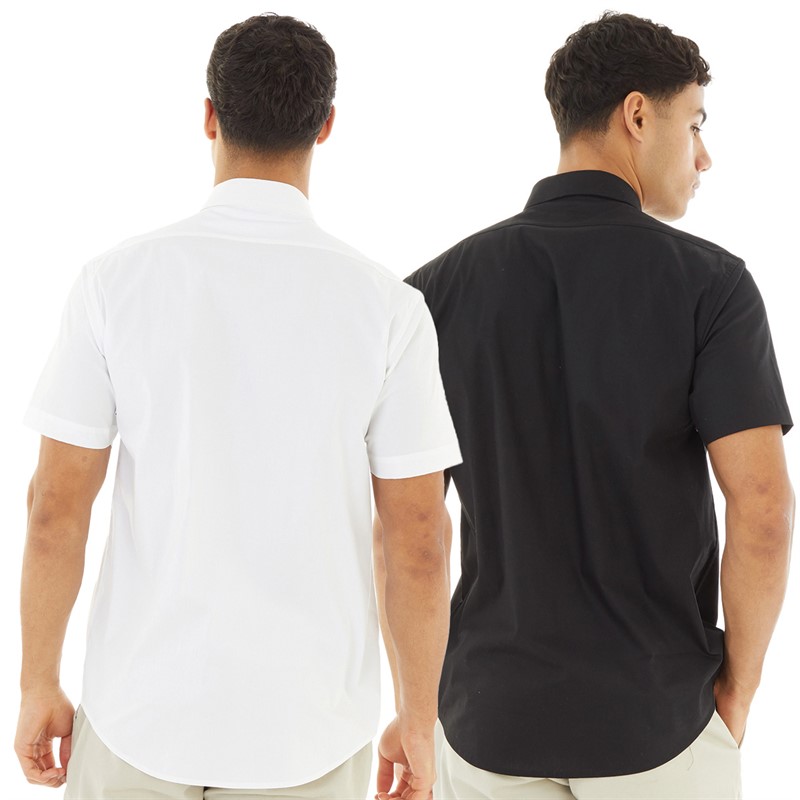 Onfire Mens Two Pack Shirts Black/White