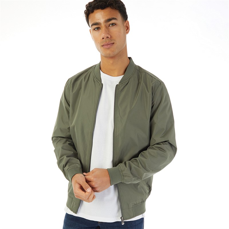 Onfire Mens Bomber Jacket Khaki