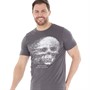 Onfire Mens Skull T-Shirt Tornado Grey
