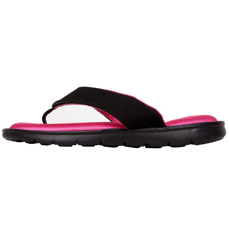 Buy Onfire Womens Memory Foam Insock Toe Post Sandals Black/Pink