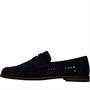 Onfire Mens Suede Interwoven Loafer Shoes Navy