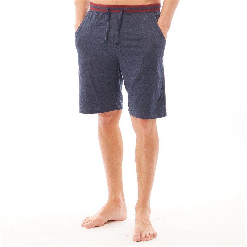 Buy Onfire Mens Jersey Shorts Navy/Burgundy