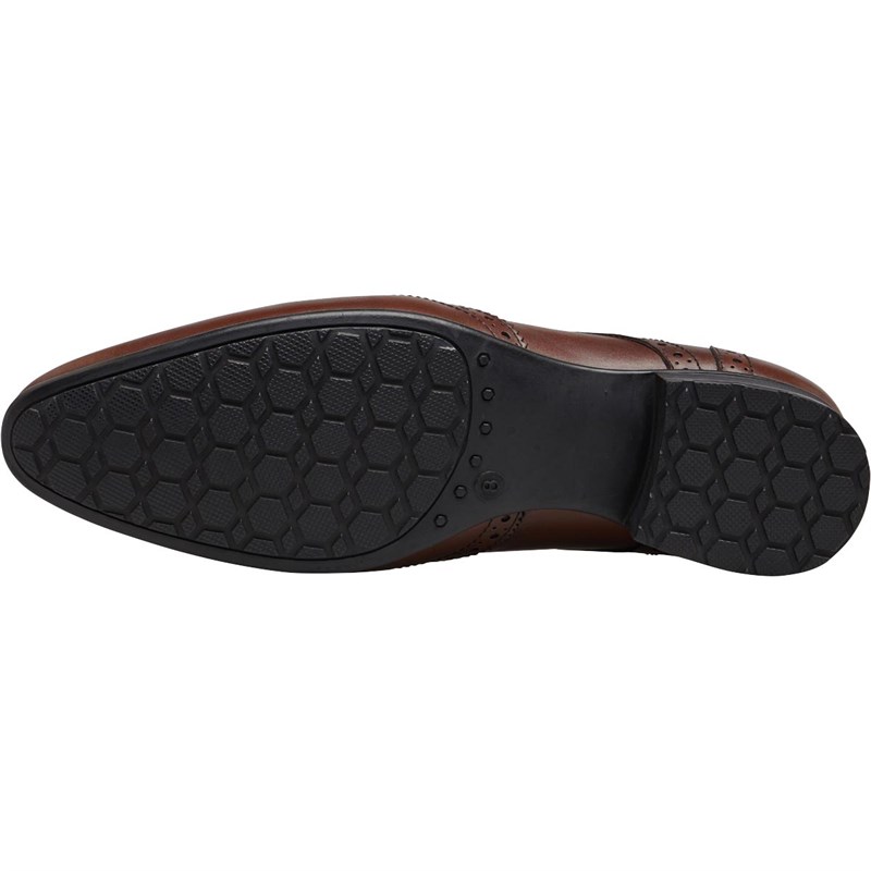 Onfire Mens Wing Tipped Brogues Brown