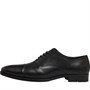 Onfire Mens Leather Toe Cap Shoes Black