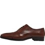 Onfire Mens Leather Toe Cap Shoes Brown