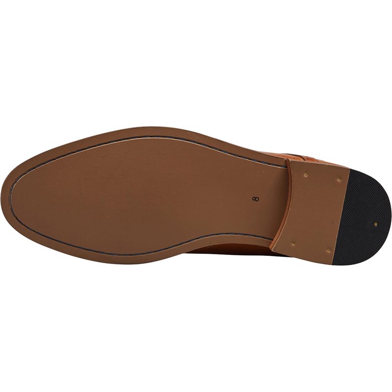 Onfire Mens Brogue Shoes Tan