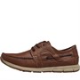 Onfire Mens Leather Casual Shoes Brown