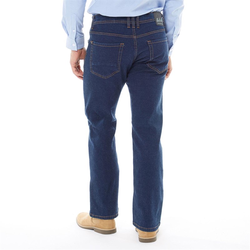 Onfire Mens Bootcut Stretch Jeans Rinse Wash